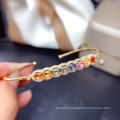 Shangjie OEM  Colorful bracelets copper girls rhinestone mama bracelet jewelry women bracelet